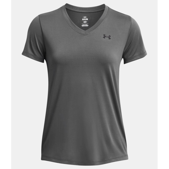 Dames T-shirt met V-hals UA Tech™ - Steengrijs - Under Armour