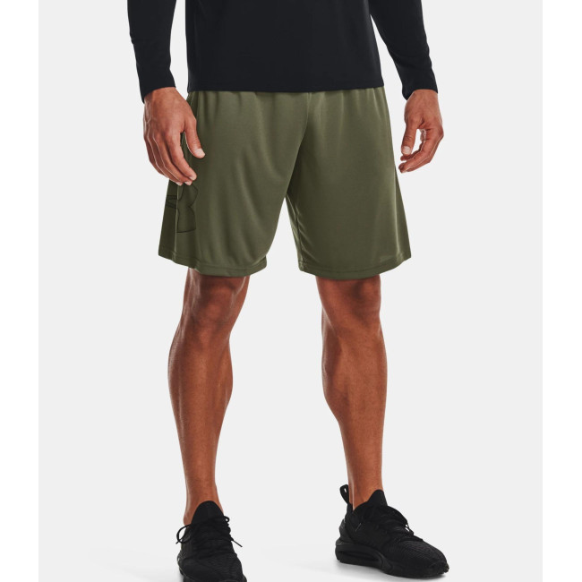 UA Tech™ Graphic Shorts für Herren - Olivgrün - Under Armour
