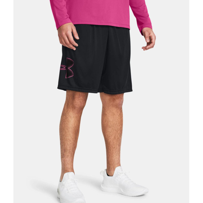 UA Tech™ Graphic Herrenshorts - Schwarz / Rosa - Under Armour