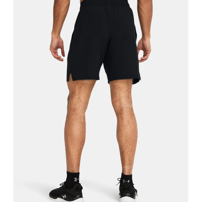 Short homme UA Tech™ Woven Wordmark - Noir / Jaune - Under Armour