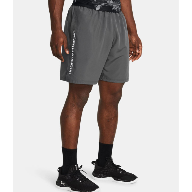 Herren-Shorts UA Tech™ Woven Wordmark - Steingrau - Under Armour