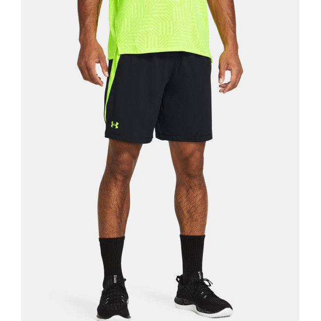 Szorty męskie UA Tech™ Vent - Czarny / Żółty - Under Armour