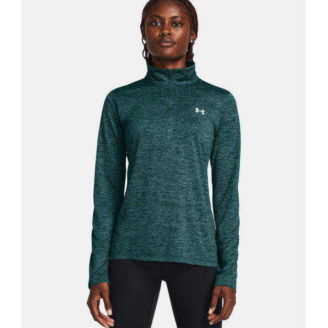 UA Tech™ Twist ½ Zip Damen-Oberteil - Wassergrün - Under Armour