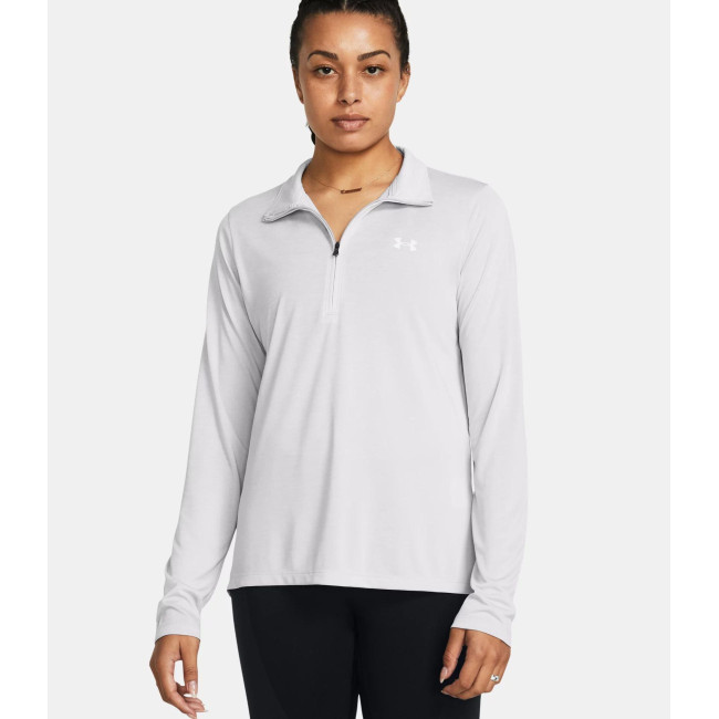 Haut femme UA Tech™ Twist ½ Zip - Gris Halo - Under Armour