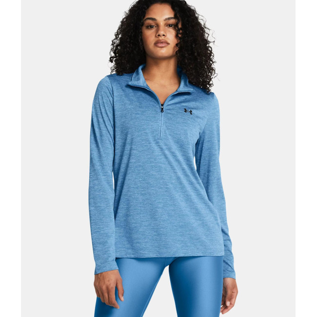Góra damska UA Tech™ Twist ½ Zip - Niebieski Turkusowy - Under Armour