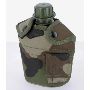 Gourde avec gobelet et housse Camo - Miltec