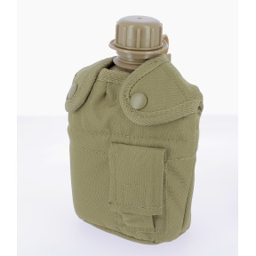 Feldflasche mit Becher und Coyote-Hülle - Miltec