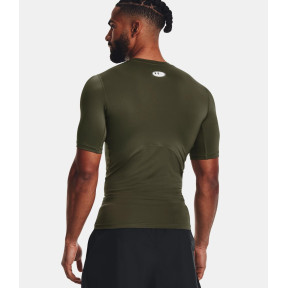 T-shirt met korte mouwen HeatGear® Armour voor heren - Olijfgroen - Under Armour