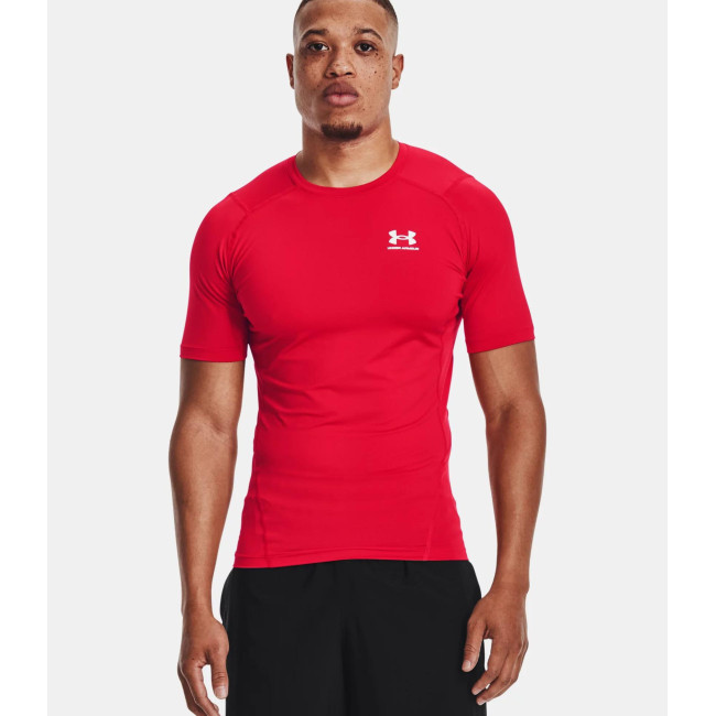 HeatGear® Armour Kurzarm-T-Shirt für Herren - Rot - Under Armour
