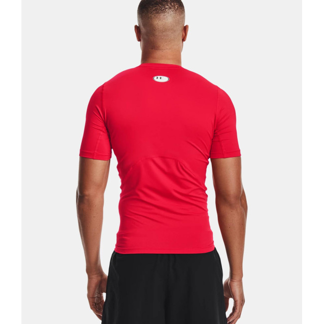 HeatGear® Armour Kurzarm-T-Shirt für Herren - Rot - Under Armour