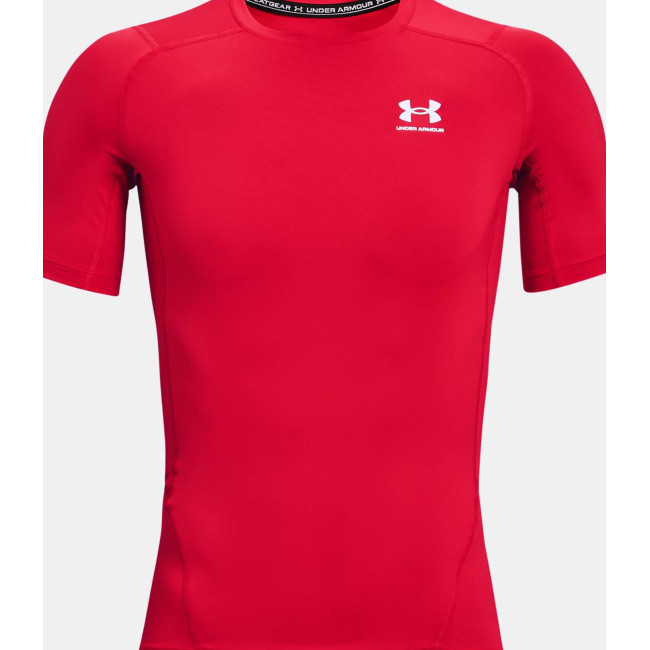 T-shirt met korte mouwen HeatGear® Armour voor heren - Rood - Under Armour