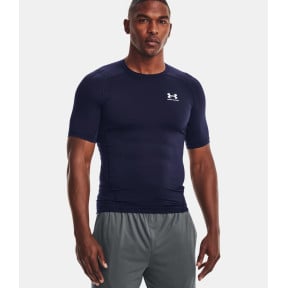 T-shirt à manches courtes HeatGear® Armour pour homme - Bleu Marine - Under Armour
