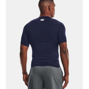 T-shirt met korte mouwen HeatGear® Armour voor heren - Marineblauw - Under Armour