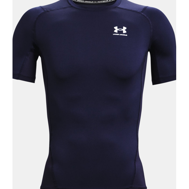 T-shirt à manches courtes HeatGear® Armour pour homme - Bleu Marine - Under Armour