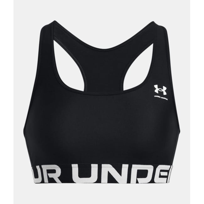 Soutien-gorge HeatGear® Armour Mid Branded Sports - Noir - Under Armour