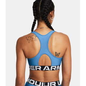Soutien-gorge HeatGear® Armour Mid Branded Sports - Bleu Turquoise - Under Armour