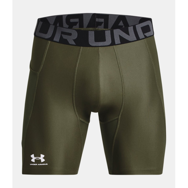 Compressie short HeatGear® Armour voor heren - Olijfgroen - Under Armour