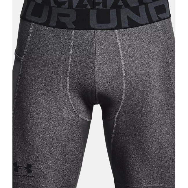 HeatGear® Armour Kompressions-Shorts für Herren - Grau Meliert / Schwarz - Under Armour
