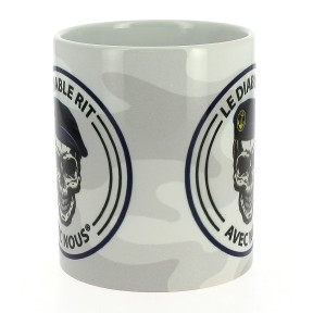 Becher Der Teufel Marschiert Mit Uns Marine - Army Design