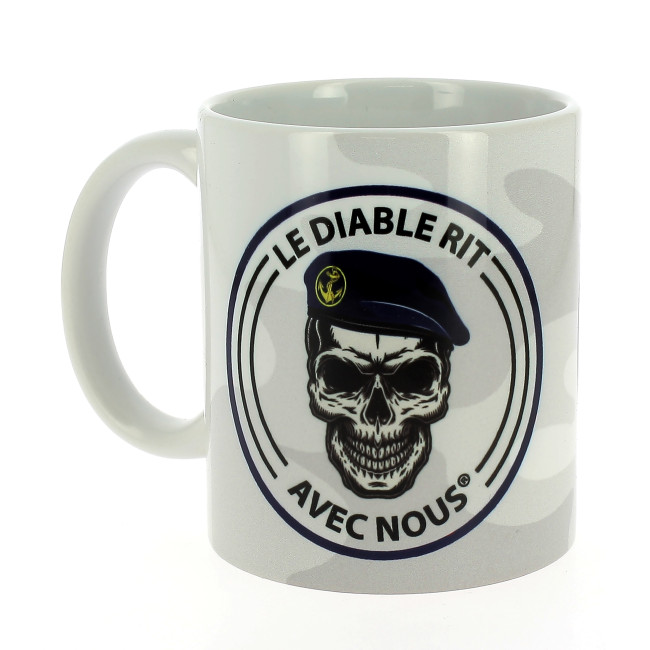 Mug Le Diable Marche Avec Nous Marine - Army Design