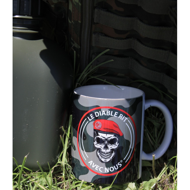 Becher Der Teufel Lacht Mit Uns Metro - Army Design