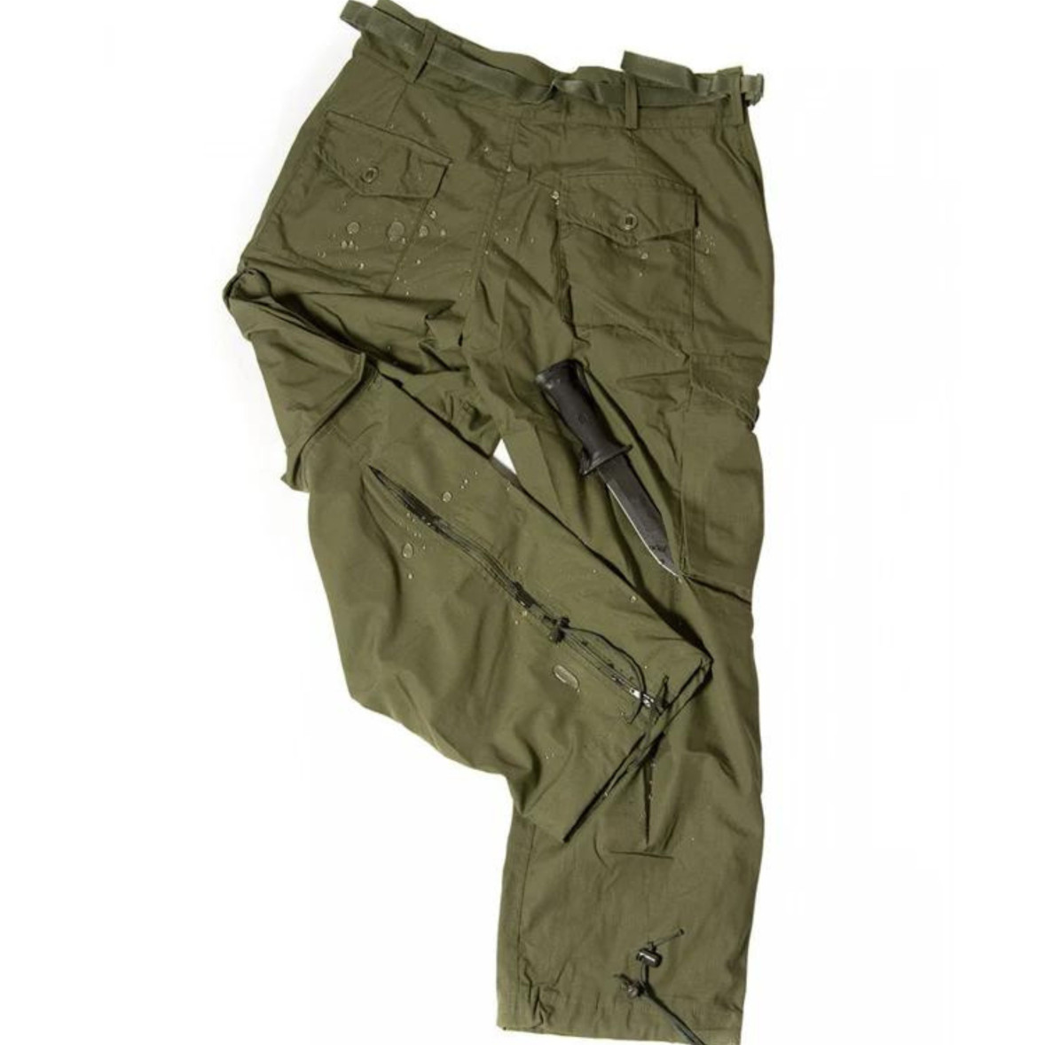 Waterproof combat pants olive green Arktis