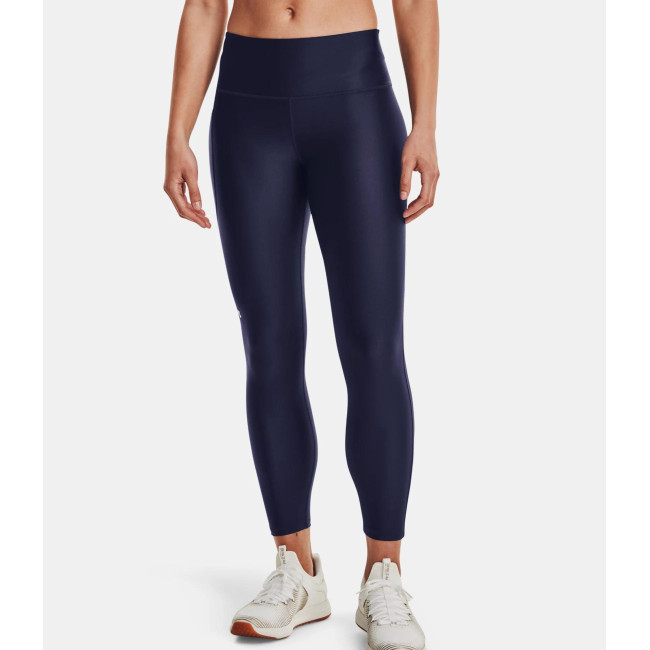 HeatGear® Armour Kurze High-Waist Leggings für Frauen - Marineblau - Under Armour