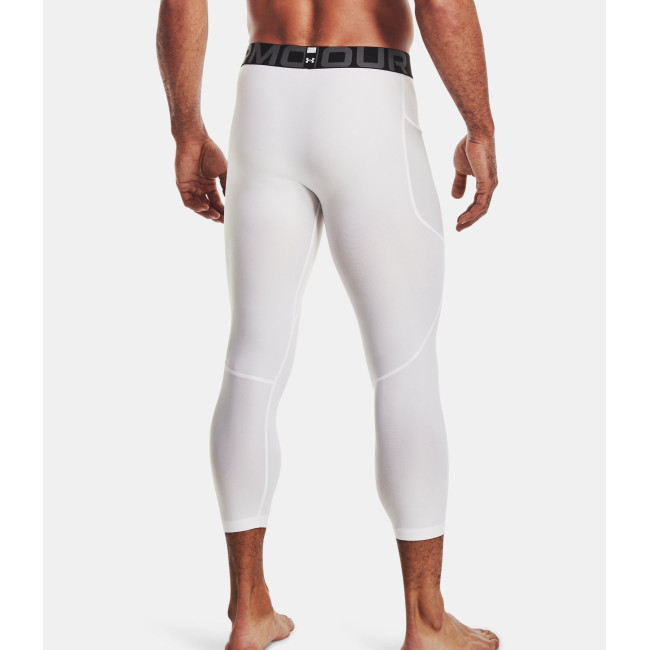 Legginsy ¾ HeatGear® Armour dla mężczyzn - Białe - Under Armour