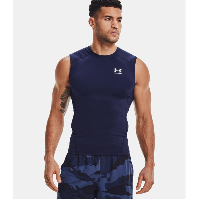 Bezrękawnik HeatGear® Armour dla mężczyzn - Granatowy - Under Armour