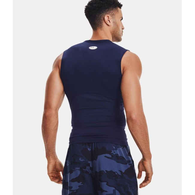 Bezrękawnik HeatGear® Armour dla mężczyzn - Granatowy - Under Armour