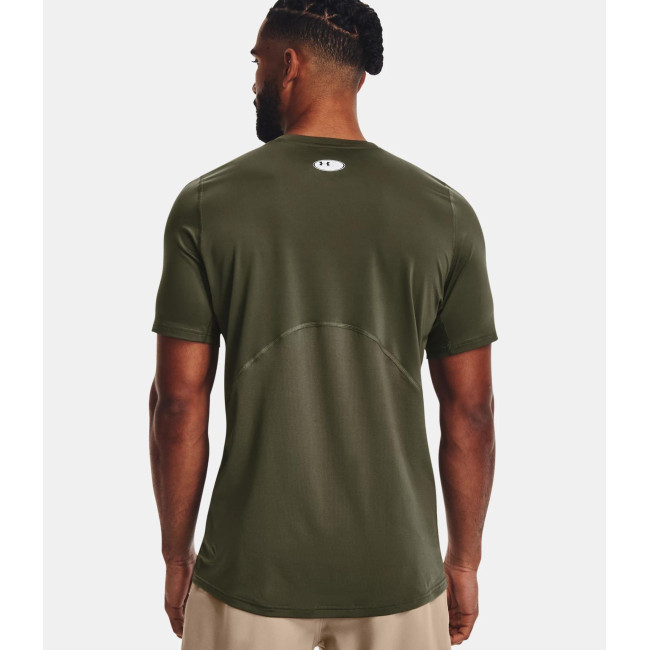 Haut ajusté à manches courtes HeatGear® Armour pour homme - Vert Olive - Under Armour