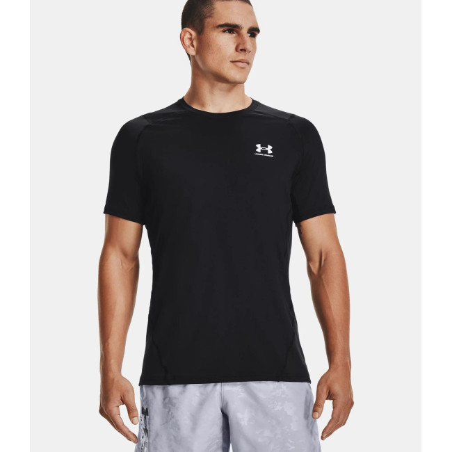 Haut ajusté à manches courtes HeatGear® Armour pour homme - Noir - Under Armour