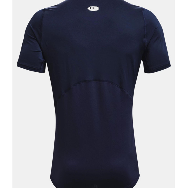 Haut ajusté à manches courtes HeatGear® Armour pour homme - Bleu Marine - Under Armour