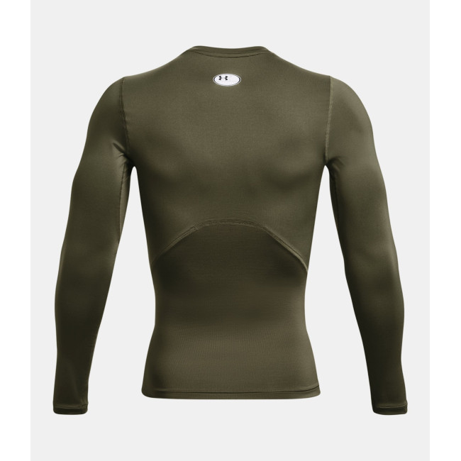 Haut à manches longues HeatGear® Armour pour homme - Vert Olive - Under Armour