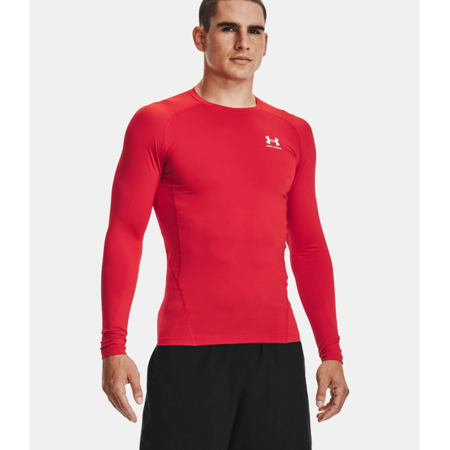 HeatGear® Armour Langarmshirt für Herren - Rot - Under Armour