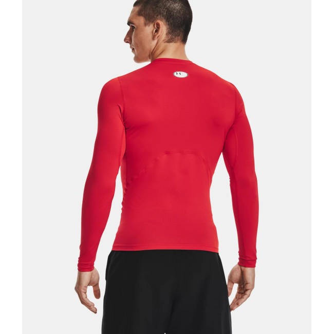 Longsleeve shirt HeatGear® Armour voor heren - Rood - Under Armour