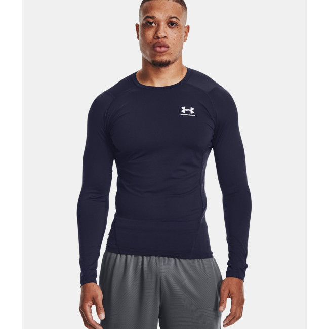 HeatGear® Armour Langarmshirt für Herren - Marineblau - Under Armour