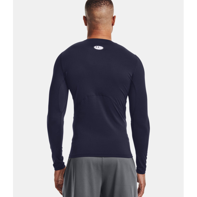 Haut à manches longues HeatGear® Armour pour homme - Bleu Marine - Under Armour