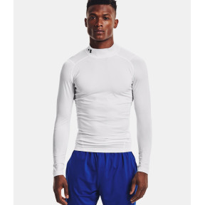 Haut à manches longues et col montant HeatGear® Armour pour homme - Blanc - Under Armour