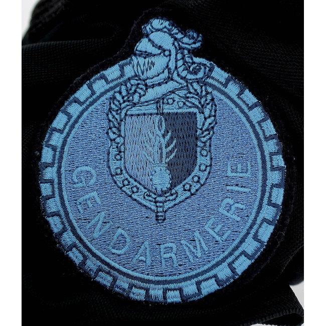 Ecusson sur velcro motard Gendarmerie basse visibilité Bleu - DMB Products