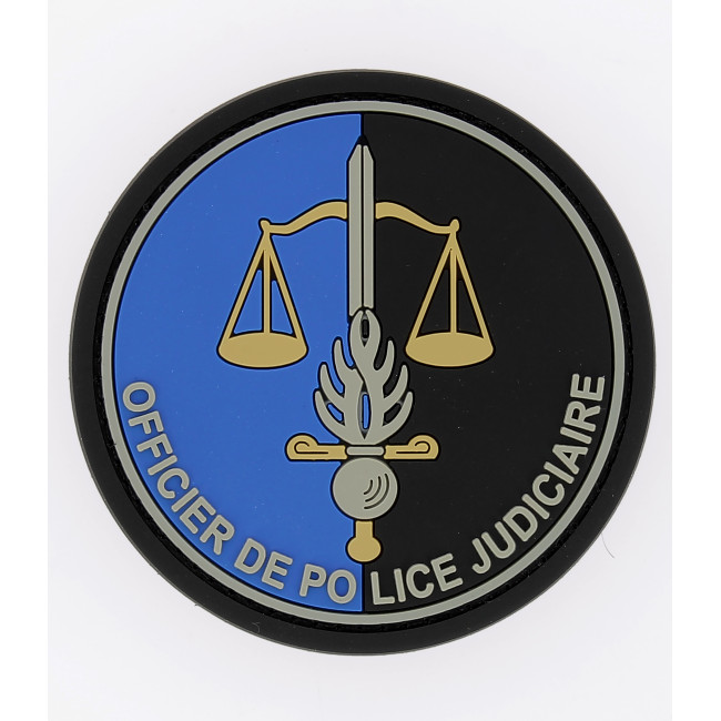Ecusson PVC Officier de Police Judiciaire - DMB Products