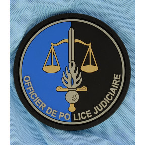 Ecusson PVC Officier de Police Judiciaire - DMB Products