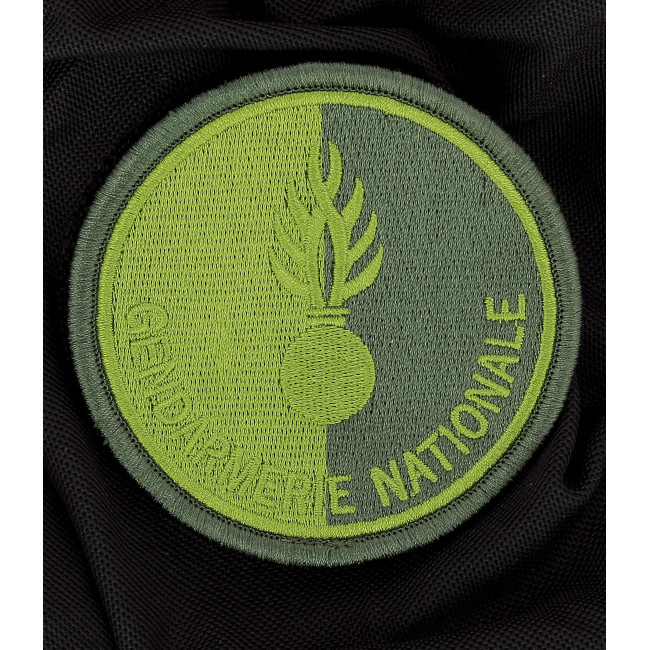 Nicht zugelassenes Gendarmerie Nationale Abzeichen niedrige Sichtbarkeit Grün - DMB Products