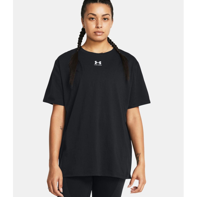 UA Campus Oversized Damen T-Shirt - Schwarz - Under Armour