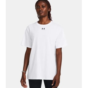 Oversizowy T-shirt damski UA Campus - Biały - Under Armour