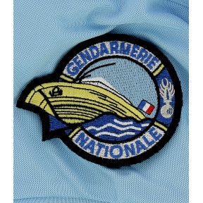 Rond Geborduurd Gendarmerie Fluviale Embleem
