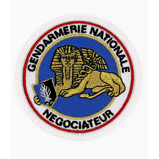 Geborduurd embleem Nationale Rijkswacht Onderhandelaar - DMB