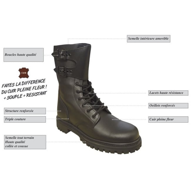 Rangers cuir armée Française - OPEX