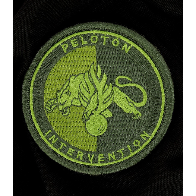 Écusson Peloton Intervention Gendarmerie Basse visi. Vert