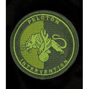Écusson Peloton Intervention Gendarmerie Basse visi. Vert